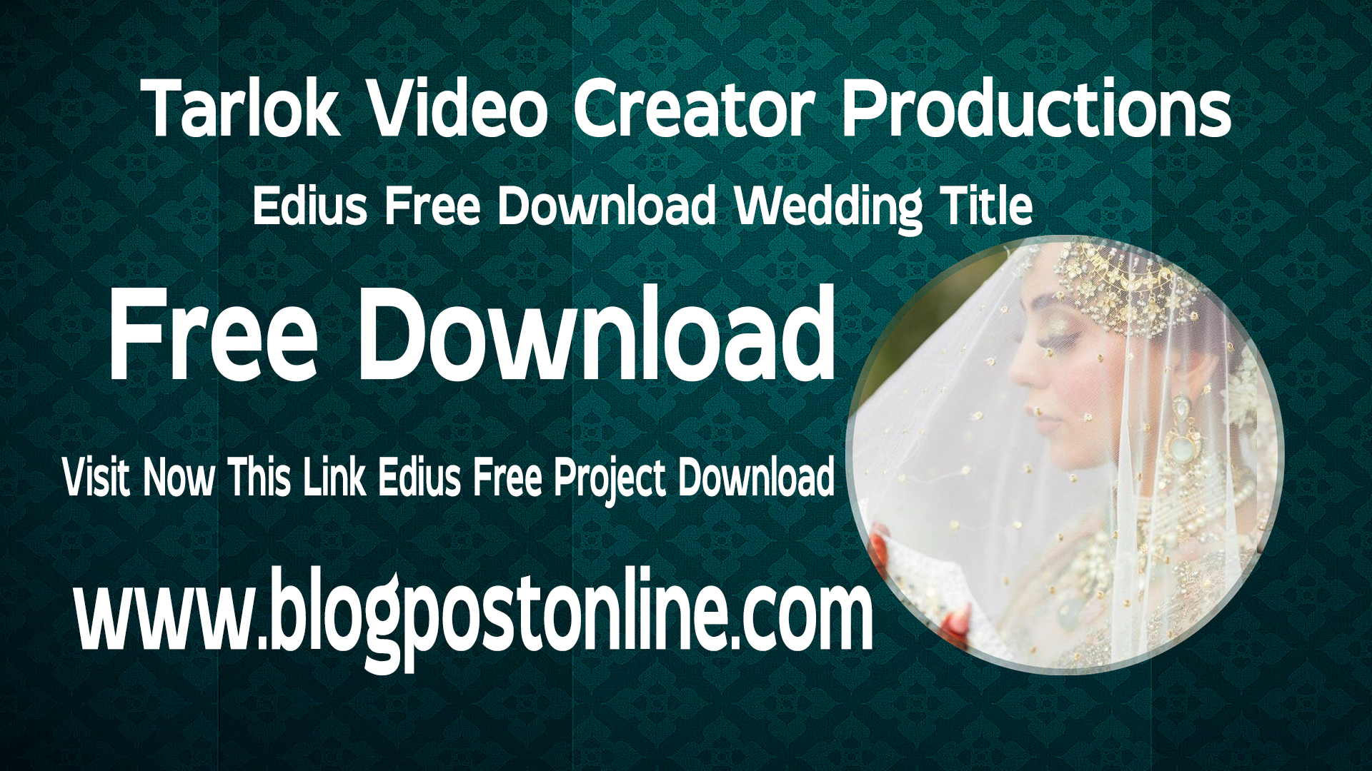 best wedding title edius project free download