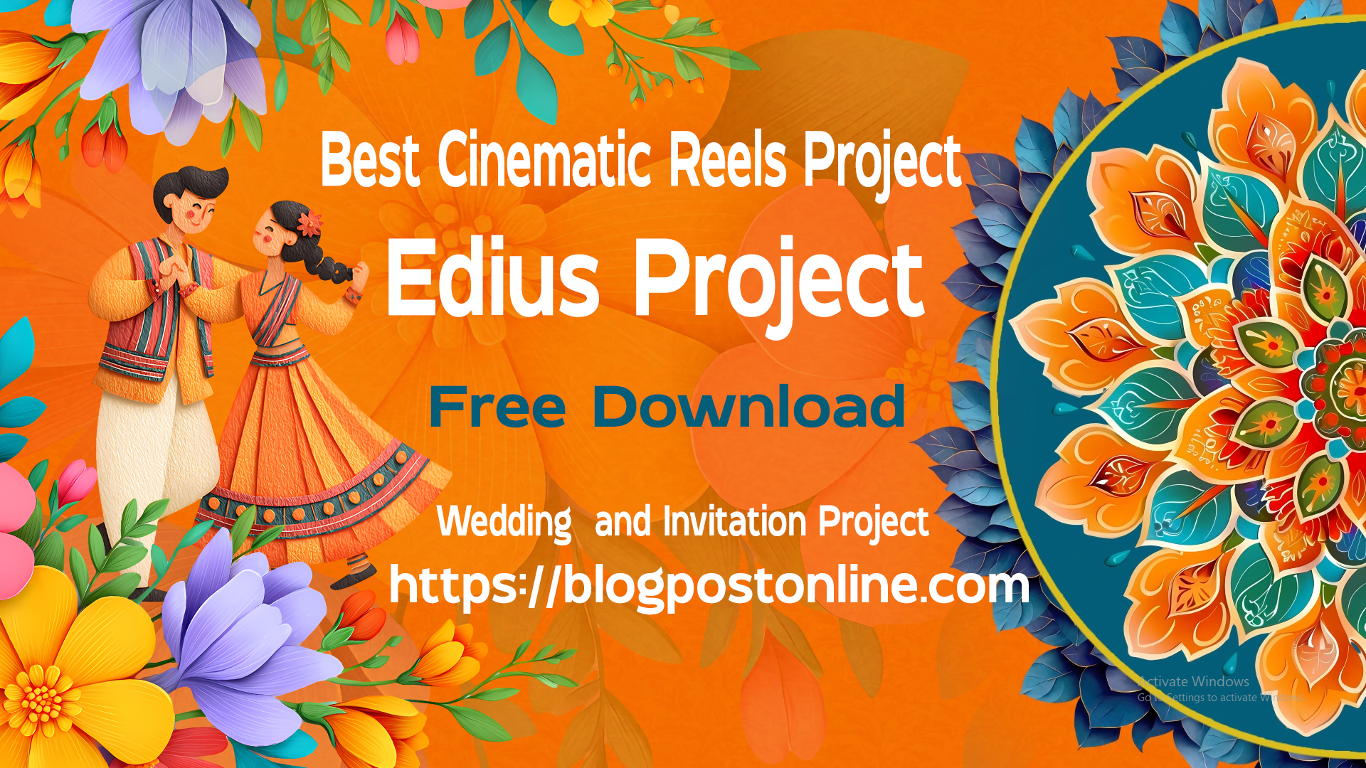 Cinematic reel Edius project free download