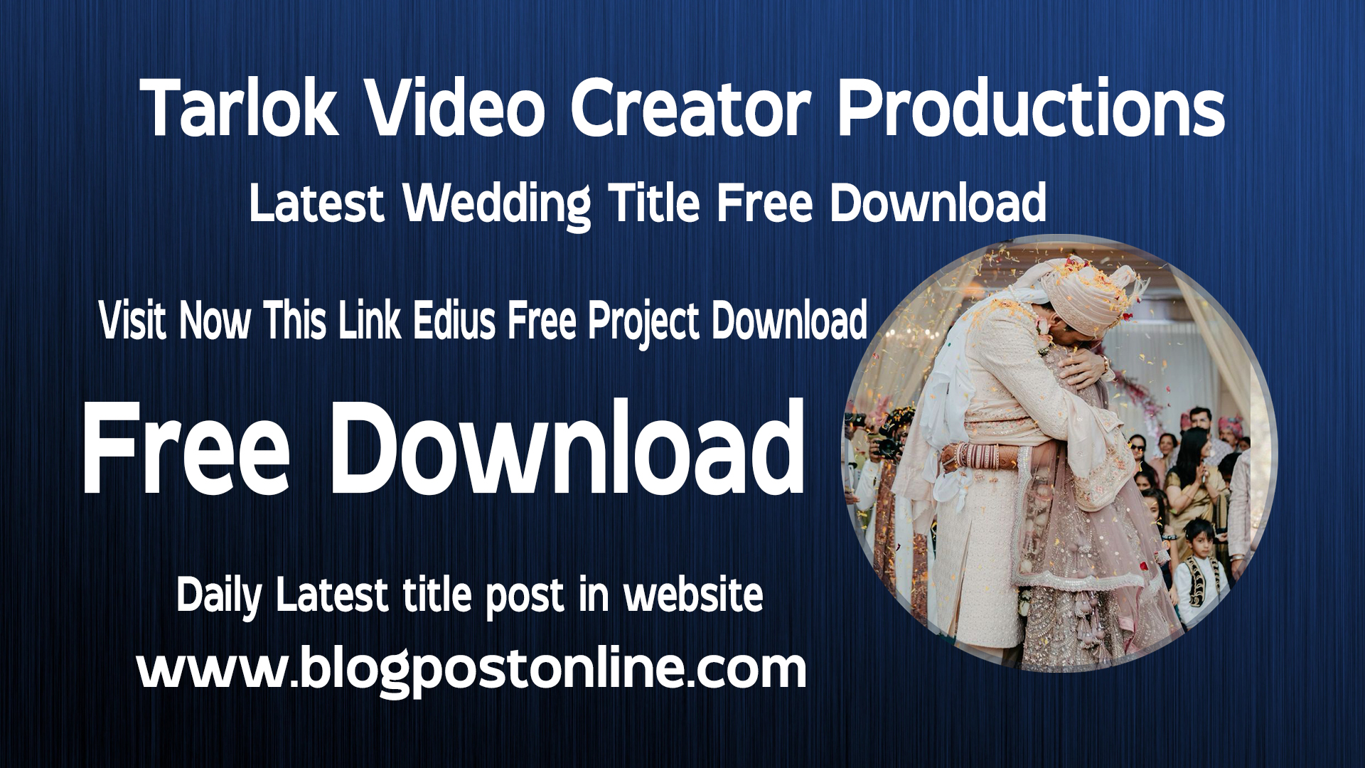 Best Edius Project wedding title free download Video templates design