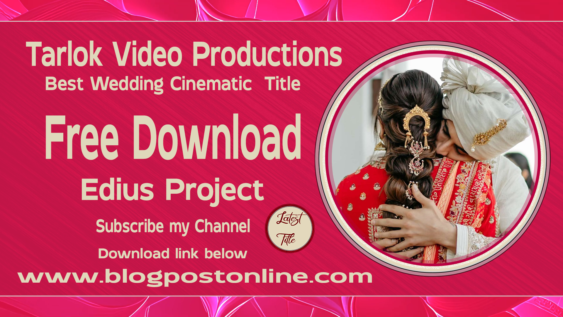 Best Wedding title Edius Project Free Download