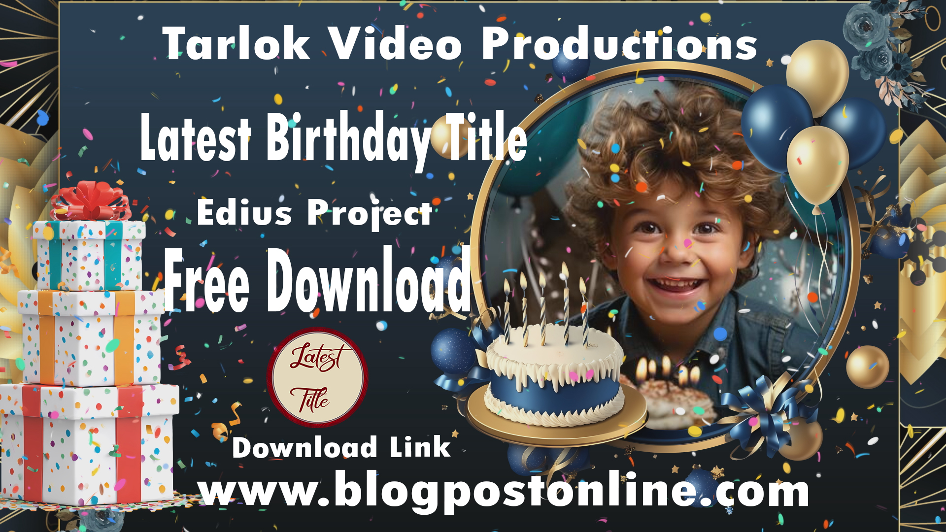 best birthday title edius project free download