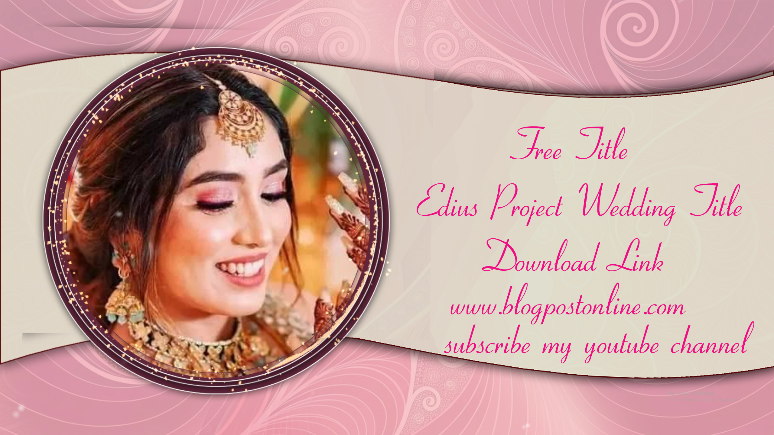 Cinematic Wedding Opening Indian/Punjabi Wedding Titles