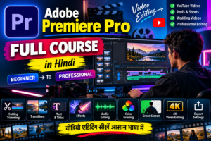 Adobe Premiere Pro Full Course in Hindi – Beginner to Professional Video Editing