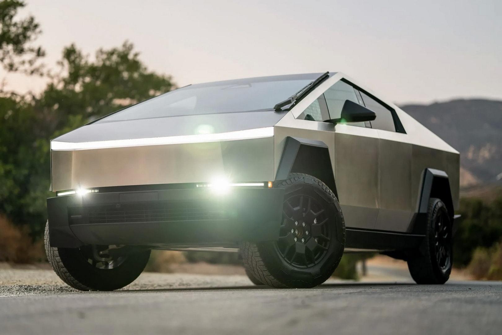 Tesla Cybertruck electric pickup truck exterior